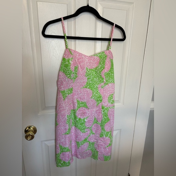 Lilly Pulitzer McCallum Dress – Size 0 – Pink & Green Limeade Print – Sweet - Picture 4 of 12
